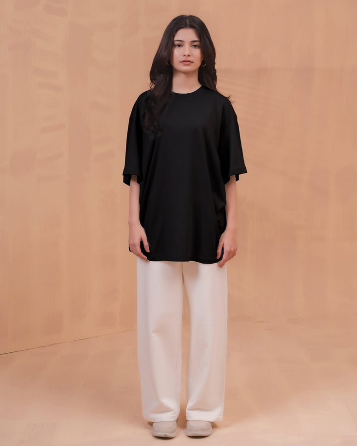 Black Women Essential Tee - Aurorafitsofficial