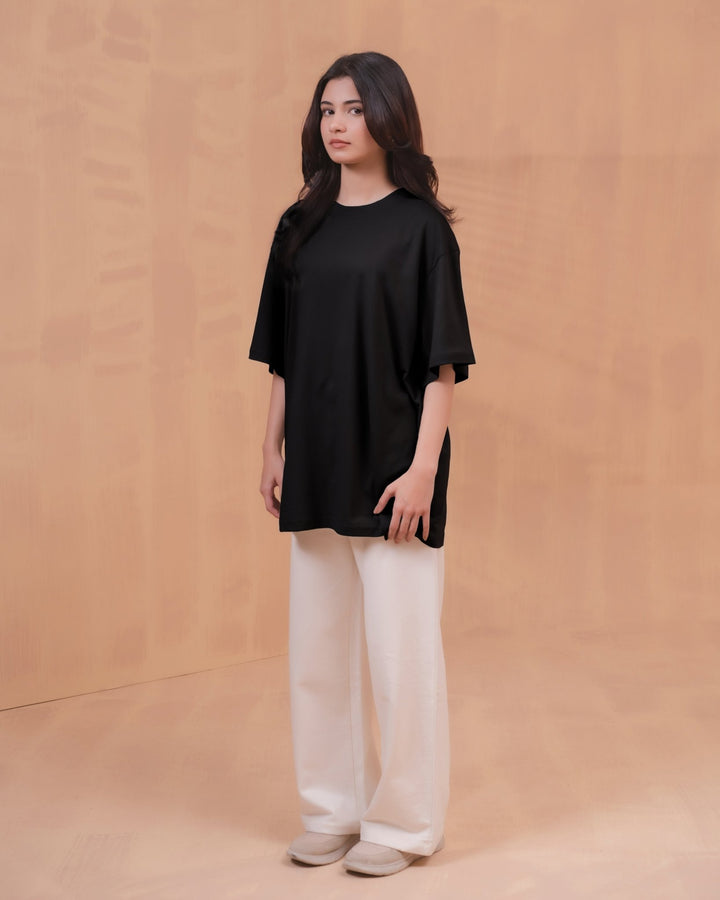 Black Women Essential Tee - Aurorafitsofficial
