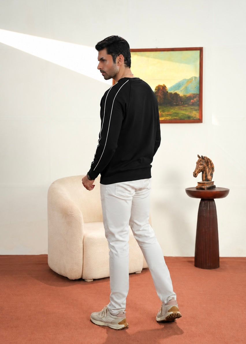 Contrast Trim Sweatshirt