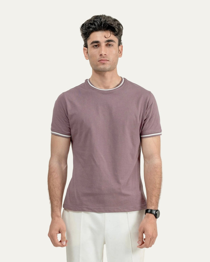 model1
Contrast Tipped Tee - Aurorafits Official
