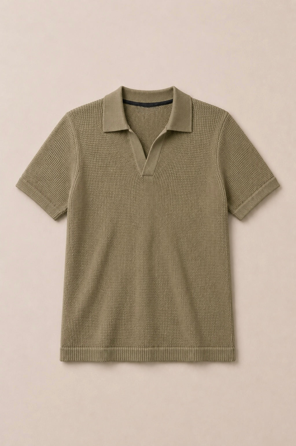 Textured Knit Polo - Aurorafits Official