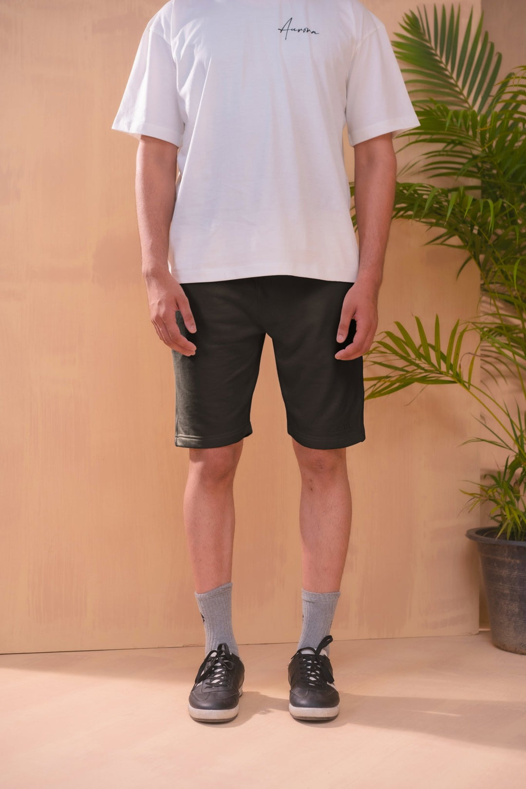 Navy BlueTerry Lounge Shorts - Aurorafitsofficial