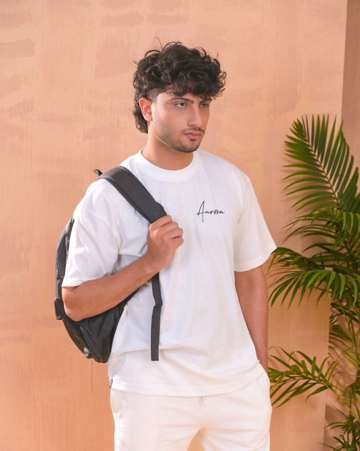 Oversized Signature Tee - Aurorafitsofficial