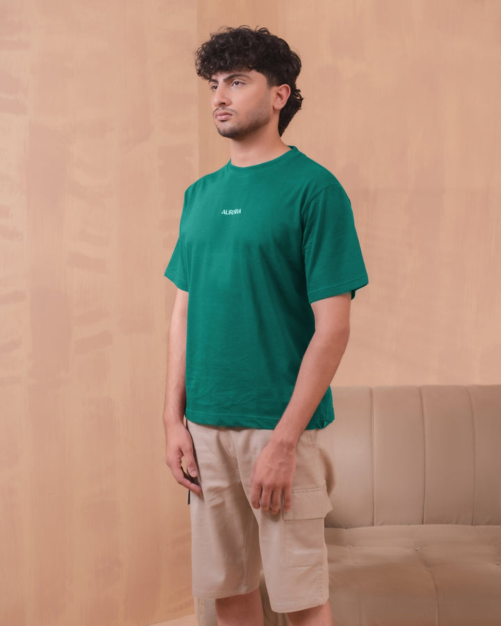 Black Essential Print Tee - Aurorafits Official