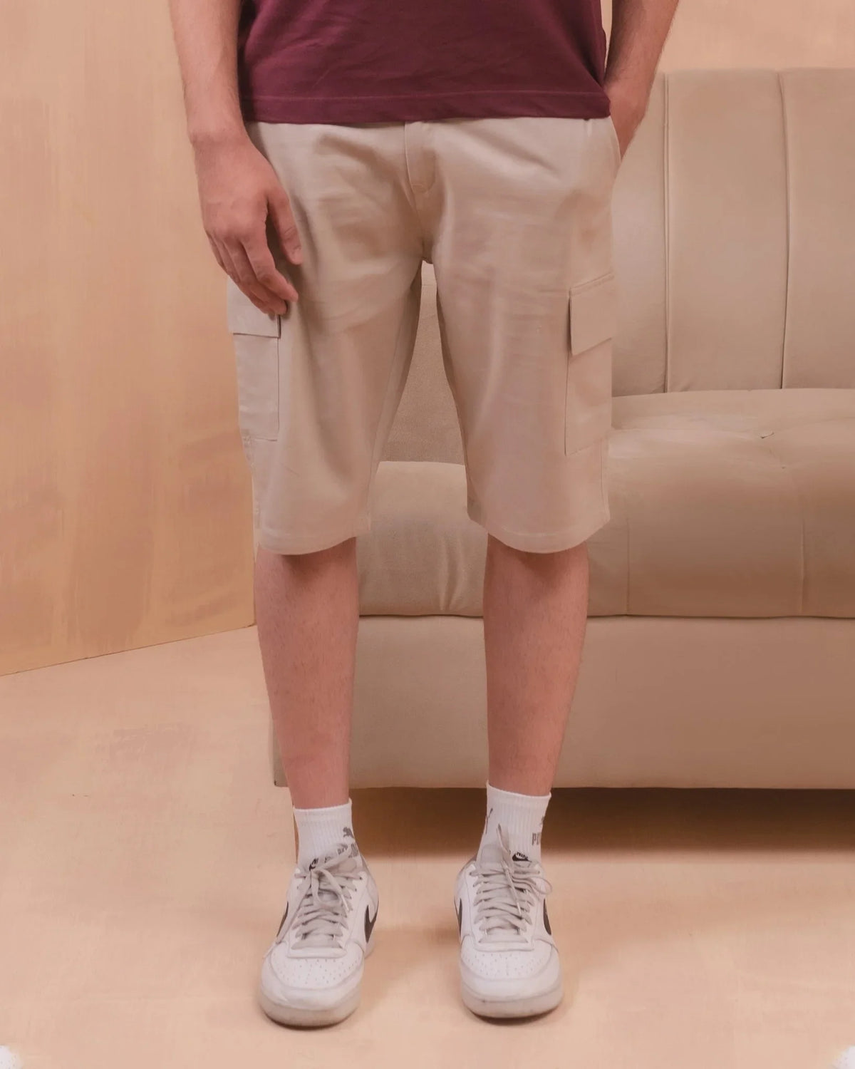 Black Cargo Shorts - Aurorafitsofficial