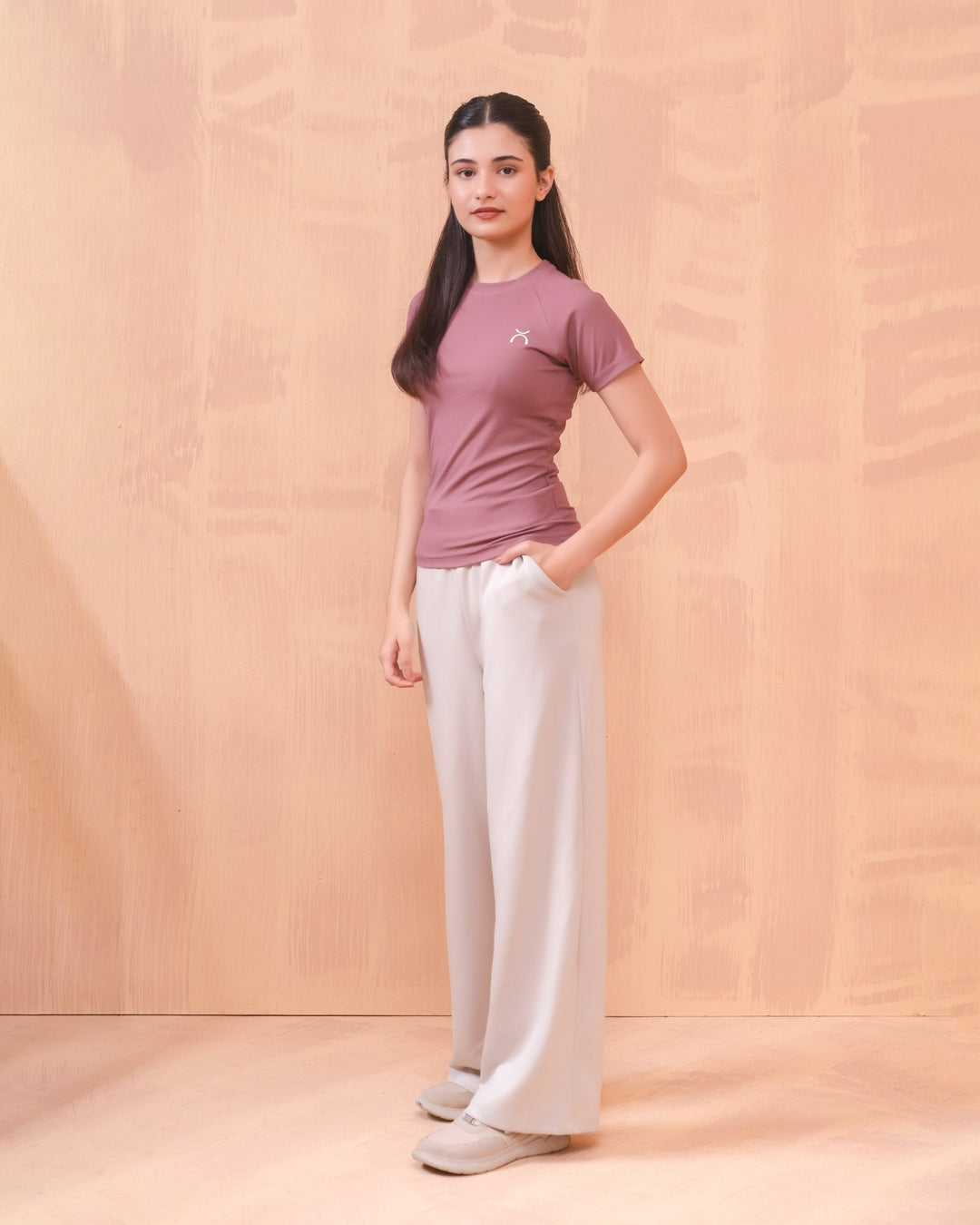Active Flex Tee - Aurorafitsofficial #color_rosewood-pink
