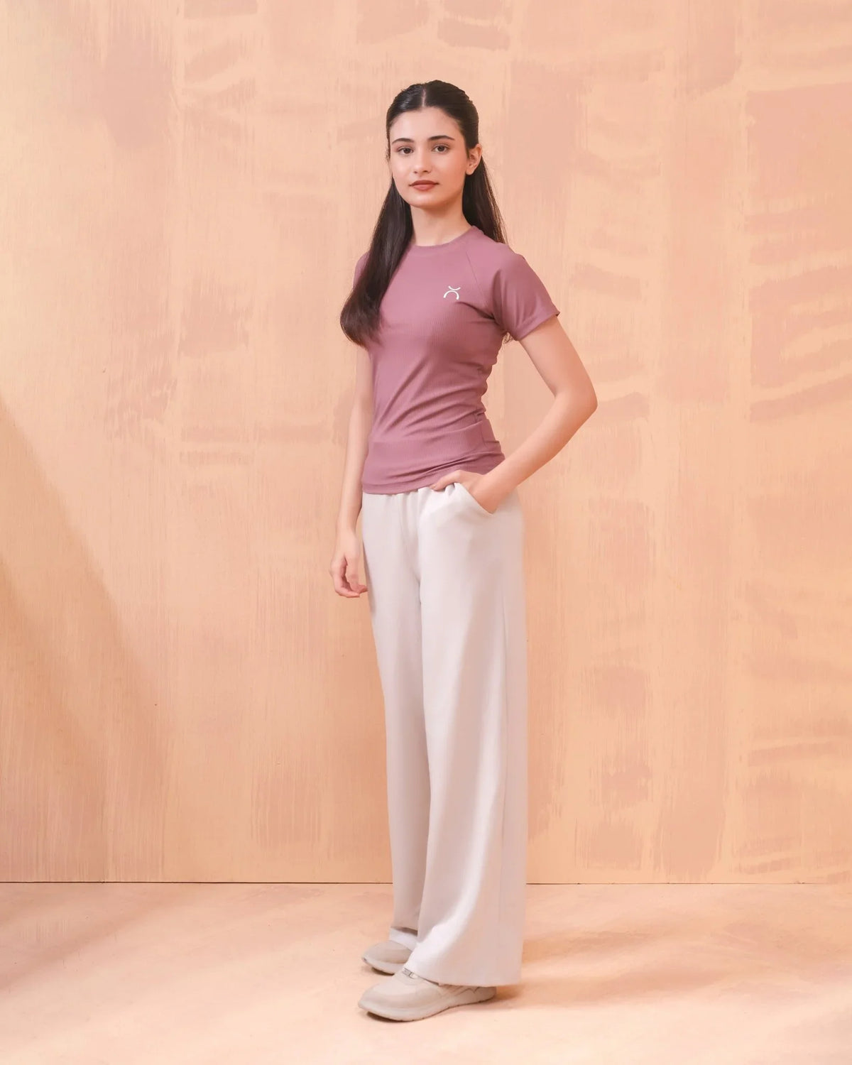 Active Flex Tee - Aurorafitsofficial #color_rosewood-pink
