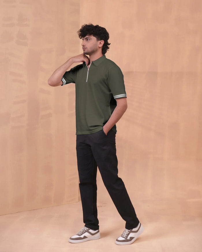 Quarter Zip Polo