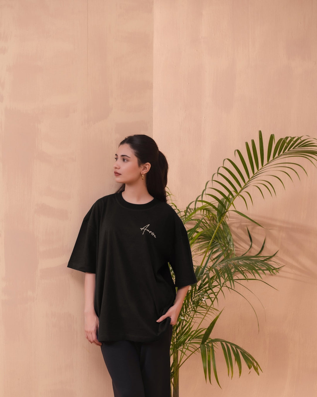 Oversized Signature Tee - Aurorafitsofficial