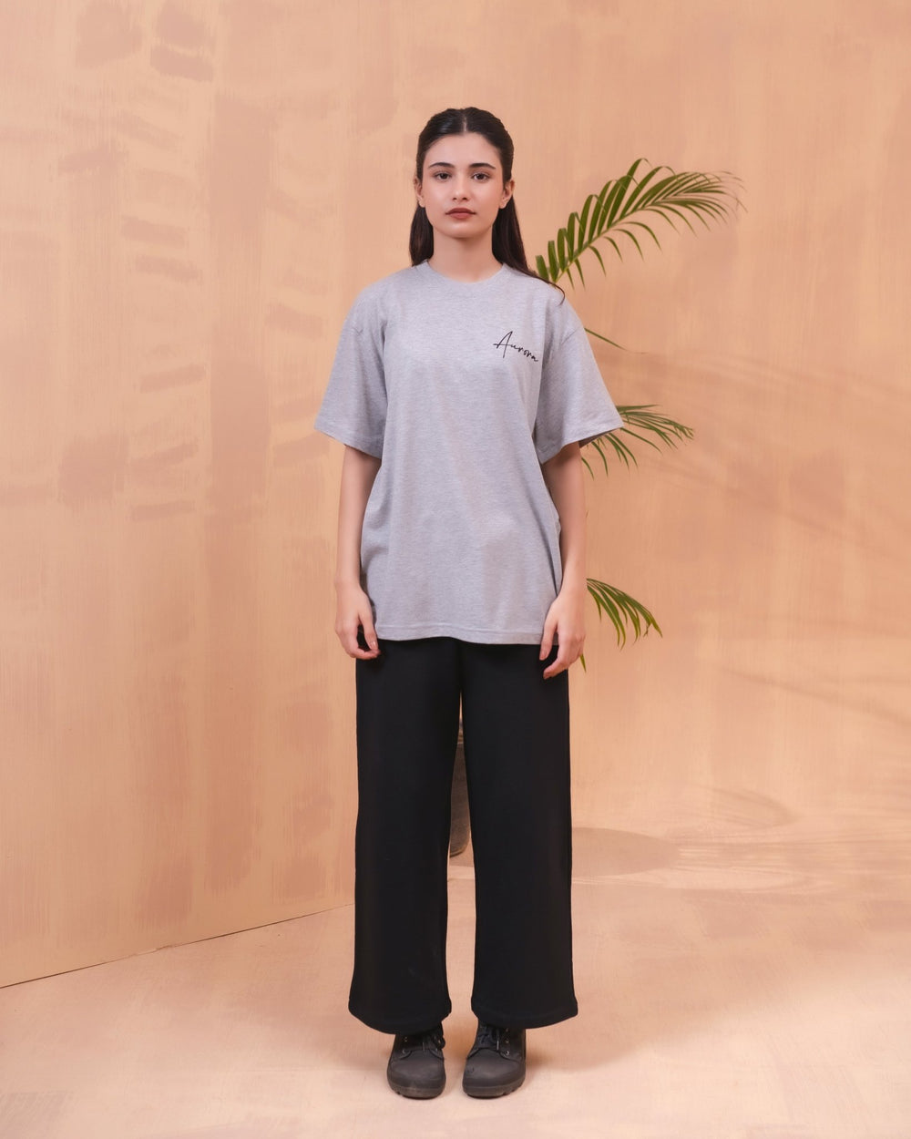 Oversized Signature Tee - Aurorafitsofficial