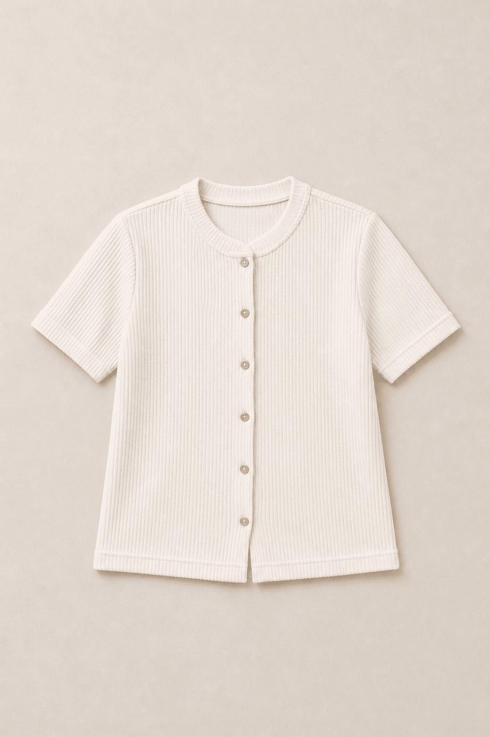 Women Buttoned Knit Top - Aurorafits Official