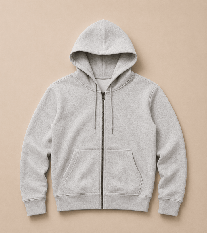 Fleece Full-Zip Hoodie - Aurorafits Official