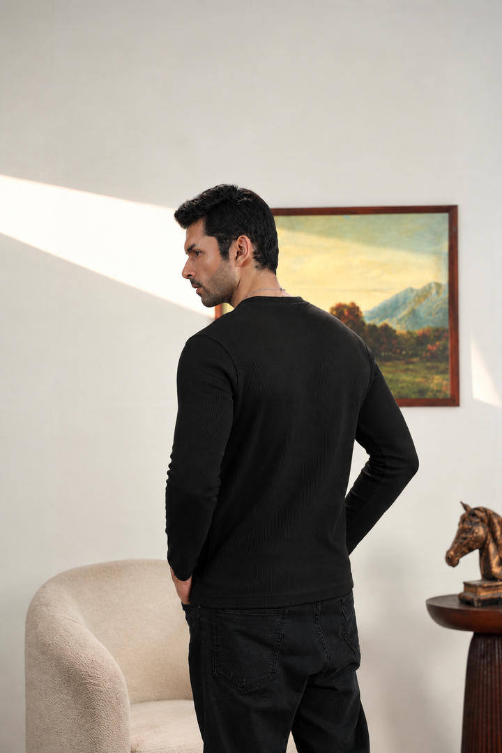 Textured Henley