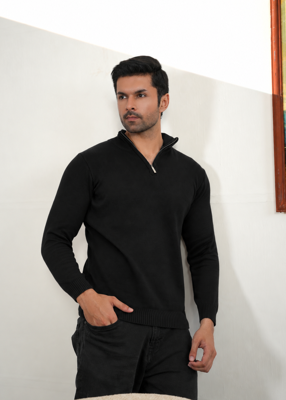 Fine Knit Quarter Zip