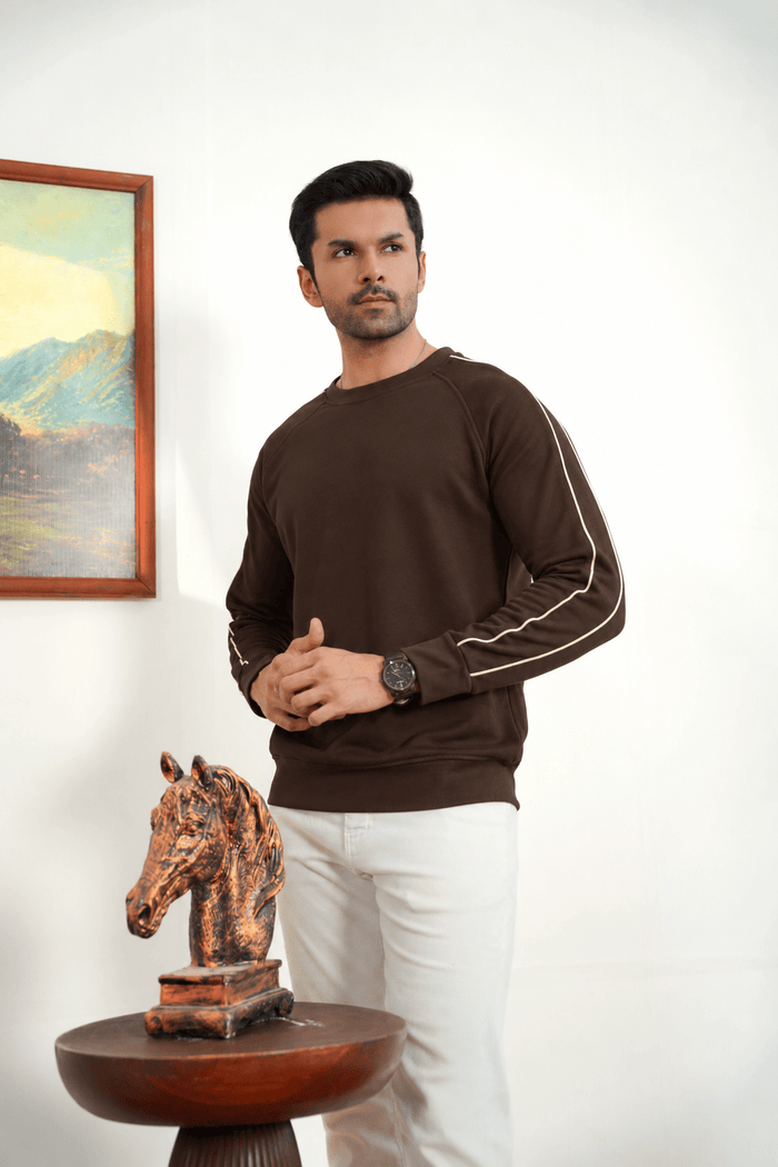 Contrast Trim Sweatshirt