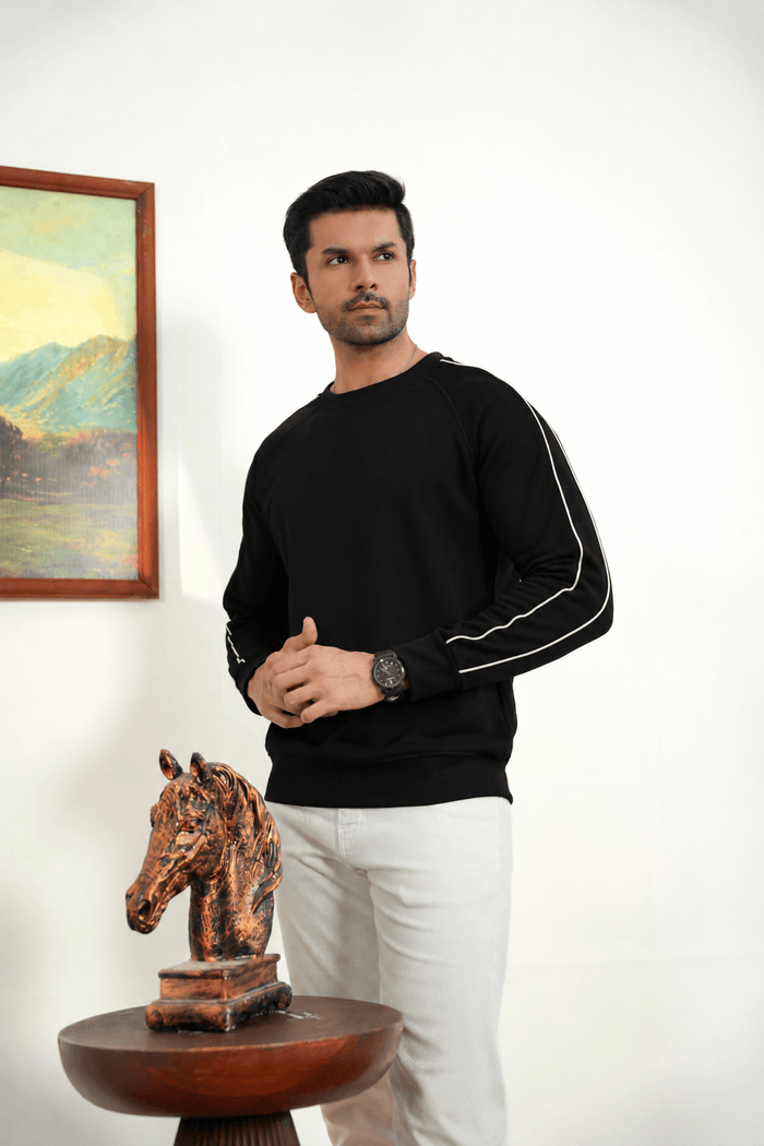 Contrast Trim Sweatshirt