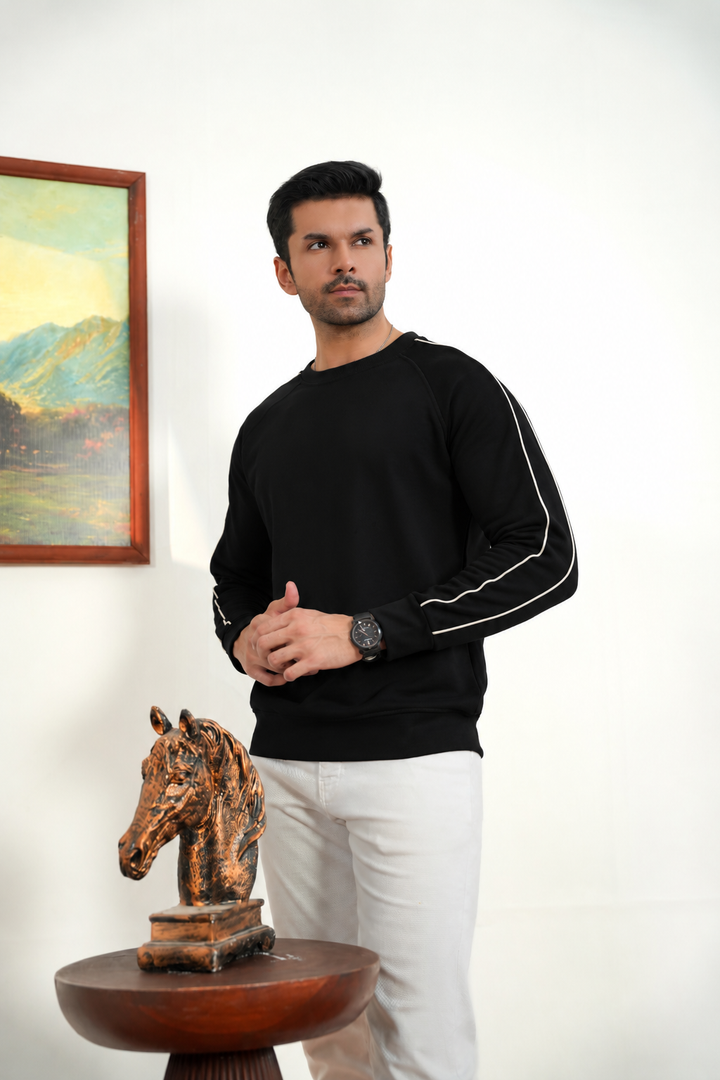 Contrast Trim Sweatshirt