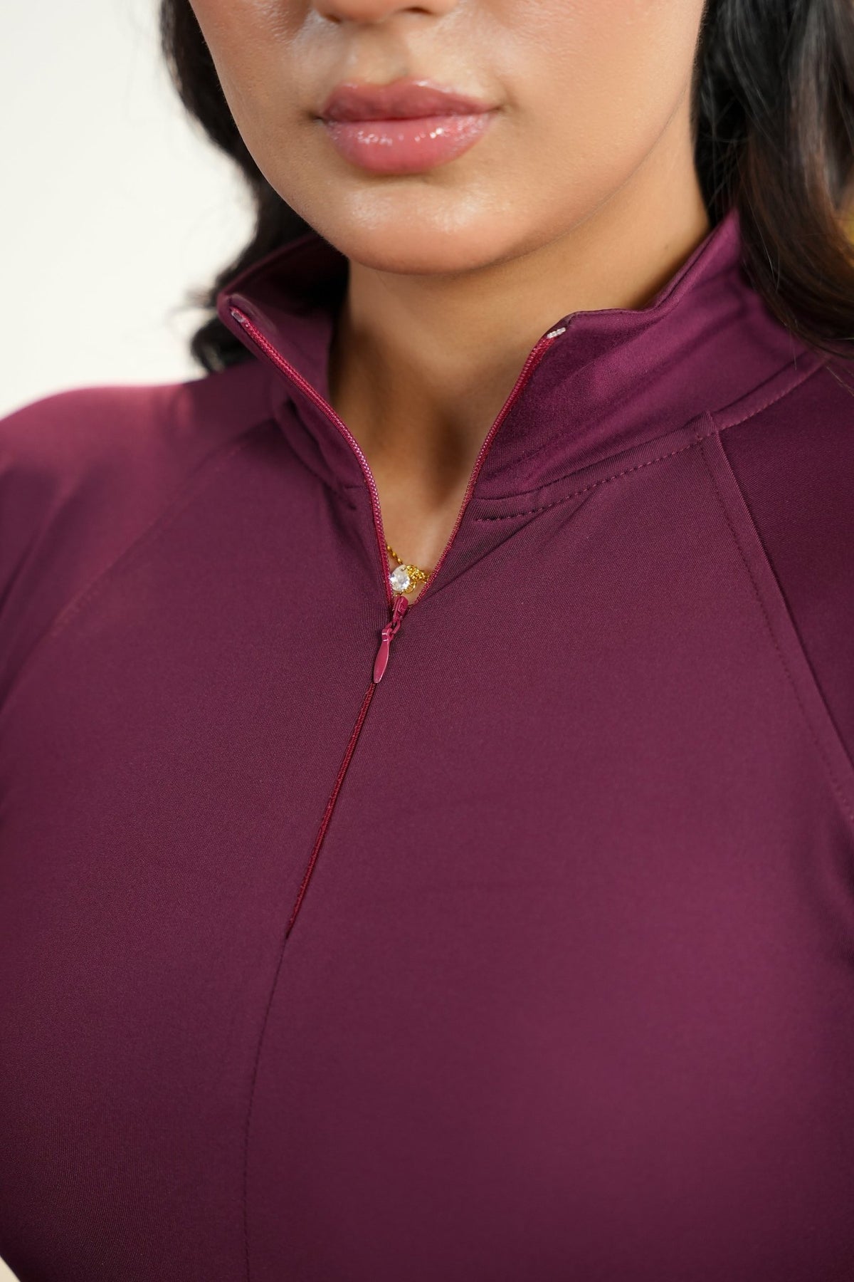 Raglan Quarter-Zip Top - Aurorafits Official