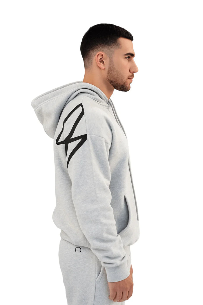 Drop Shoulder Fleece Hoodie