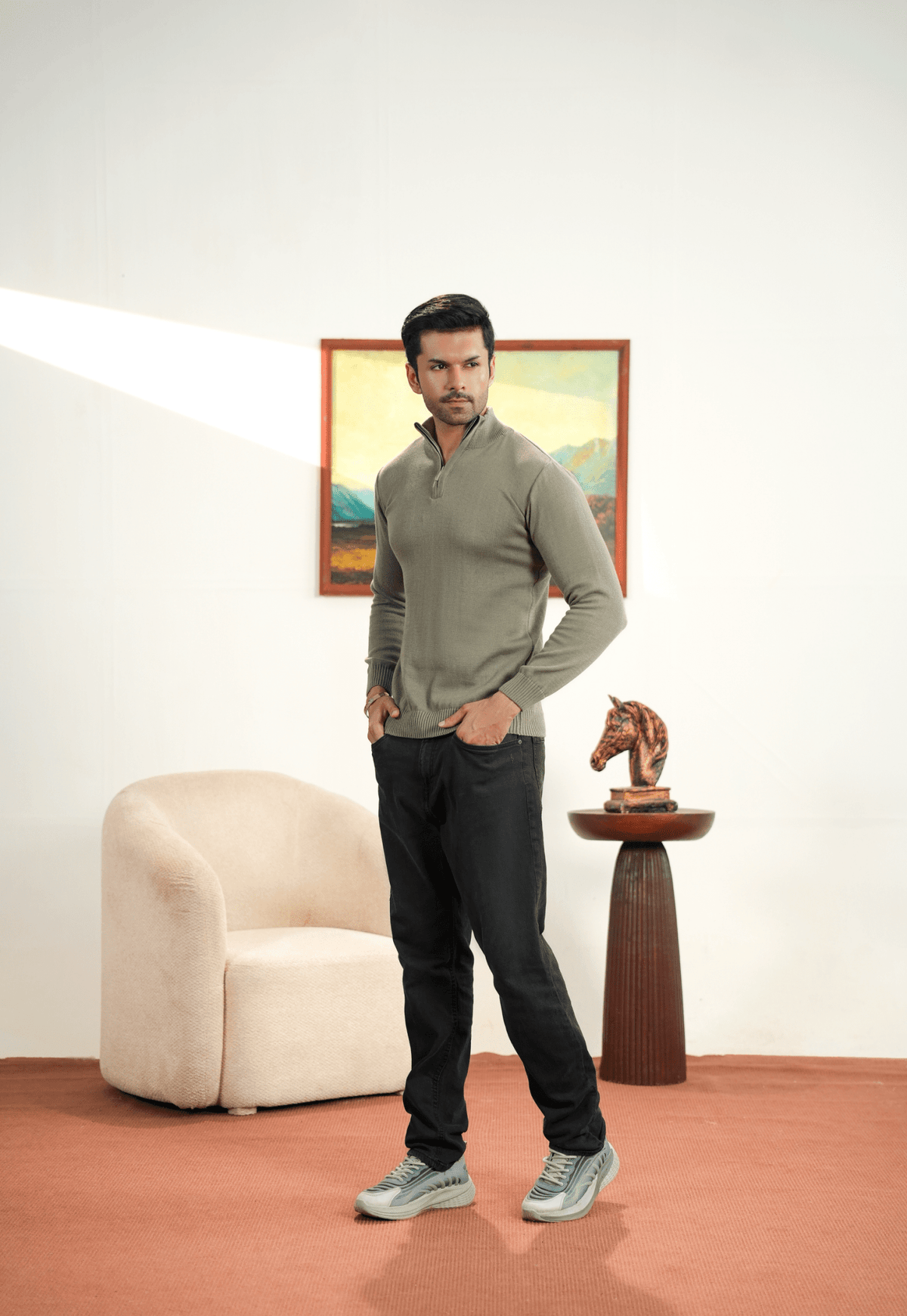 Fine Knit Quarter Zip - Aurorafits Official