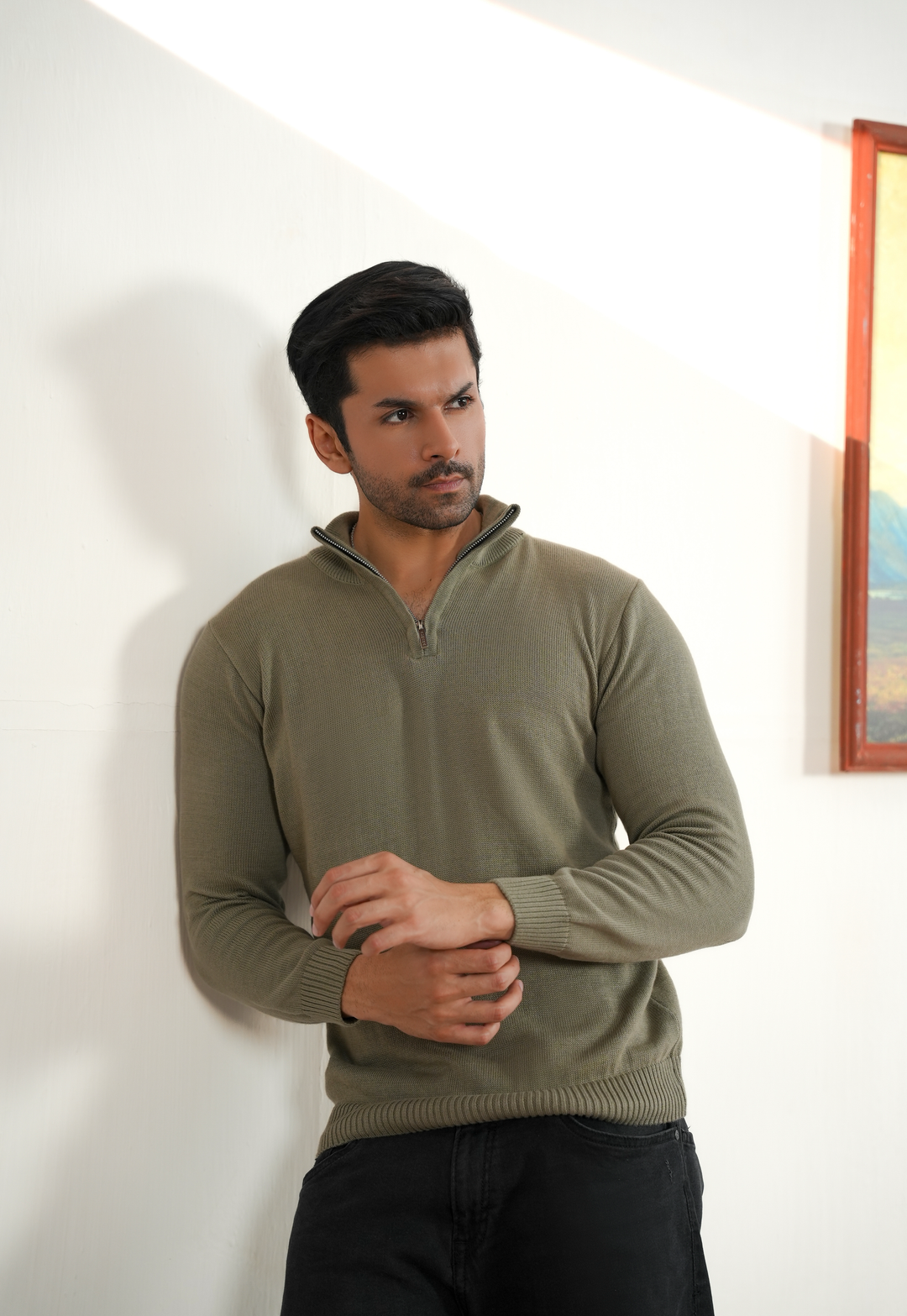 Fine Knit Quarter Zip