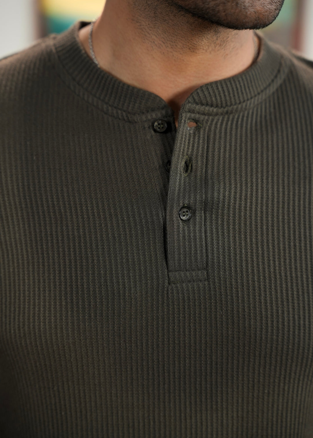 Textured Henley
