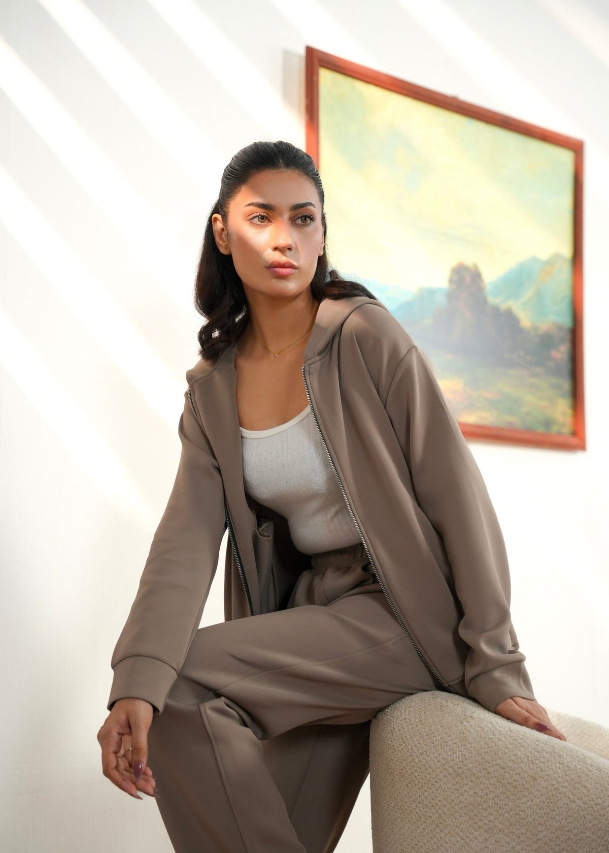 Women Cloud Full Zip Hoodie - Aurorafits Official