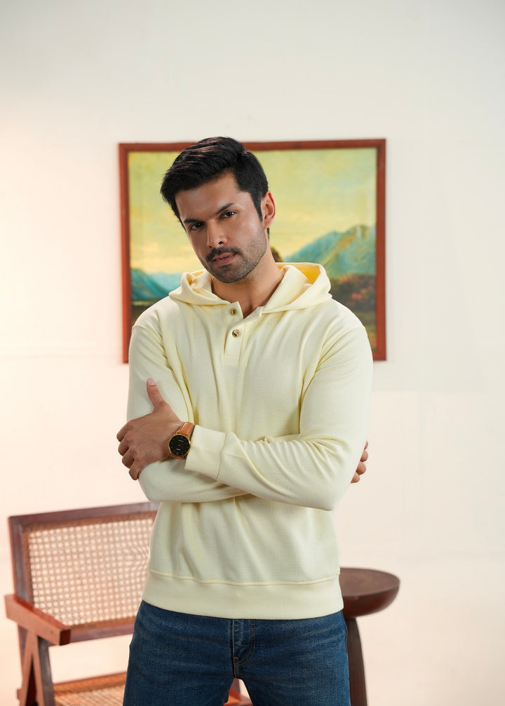 Waffle Knit Hoodie