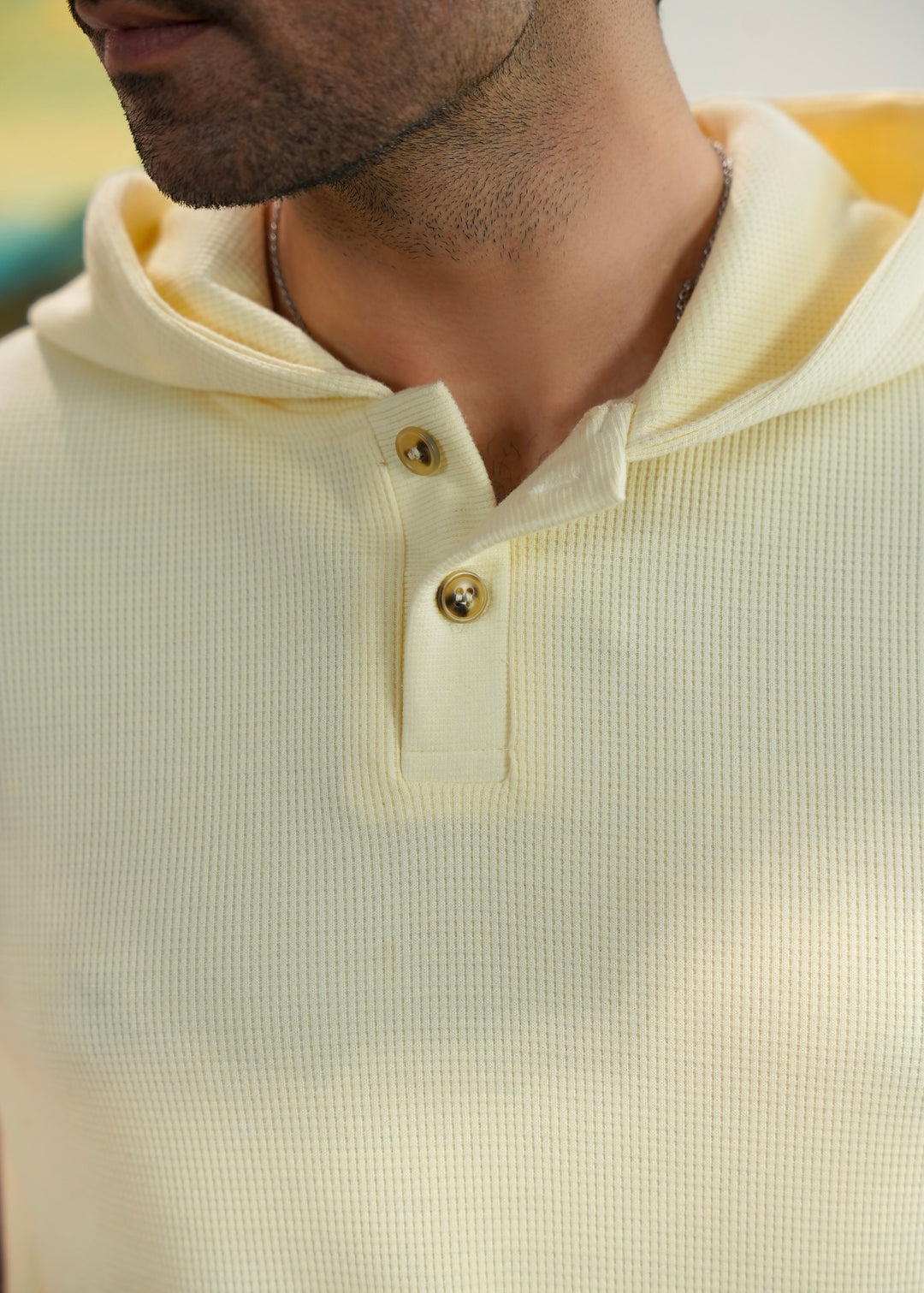 Waffle Knit Hoodie
