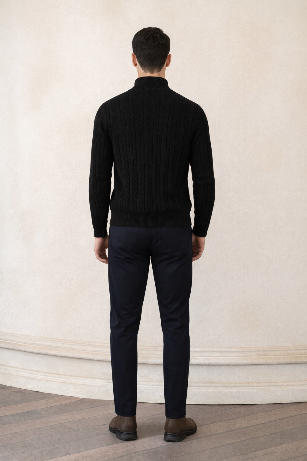 Cable Knit Full - Zip Cardigan - Aurorafits Official