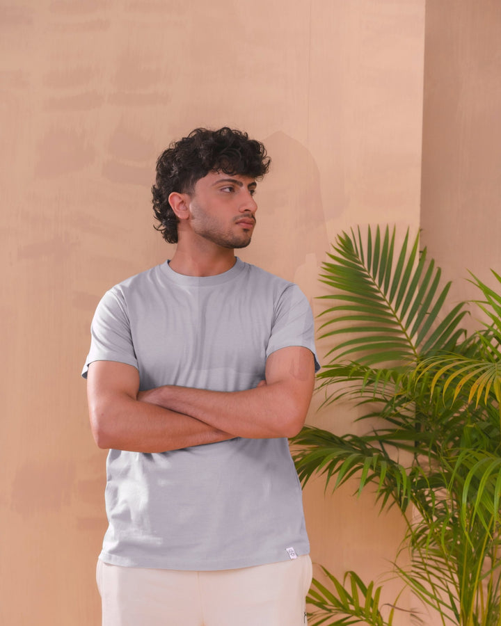 Gray Essential Tee - Aurorafitsofficial