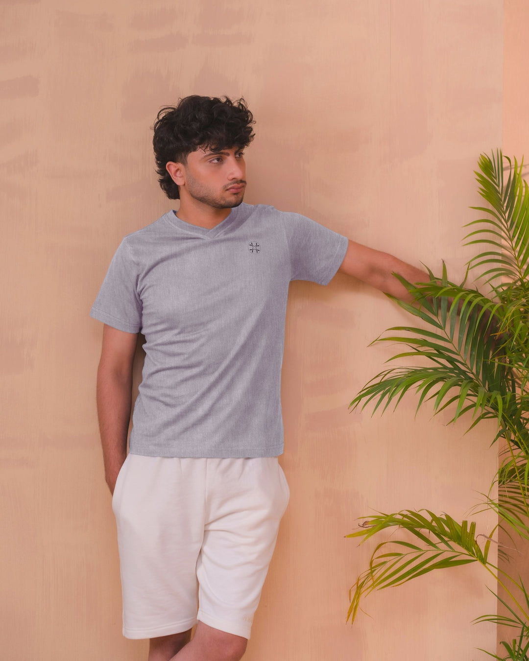 White V - Neck Tee - Aurorafitsofficial