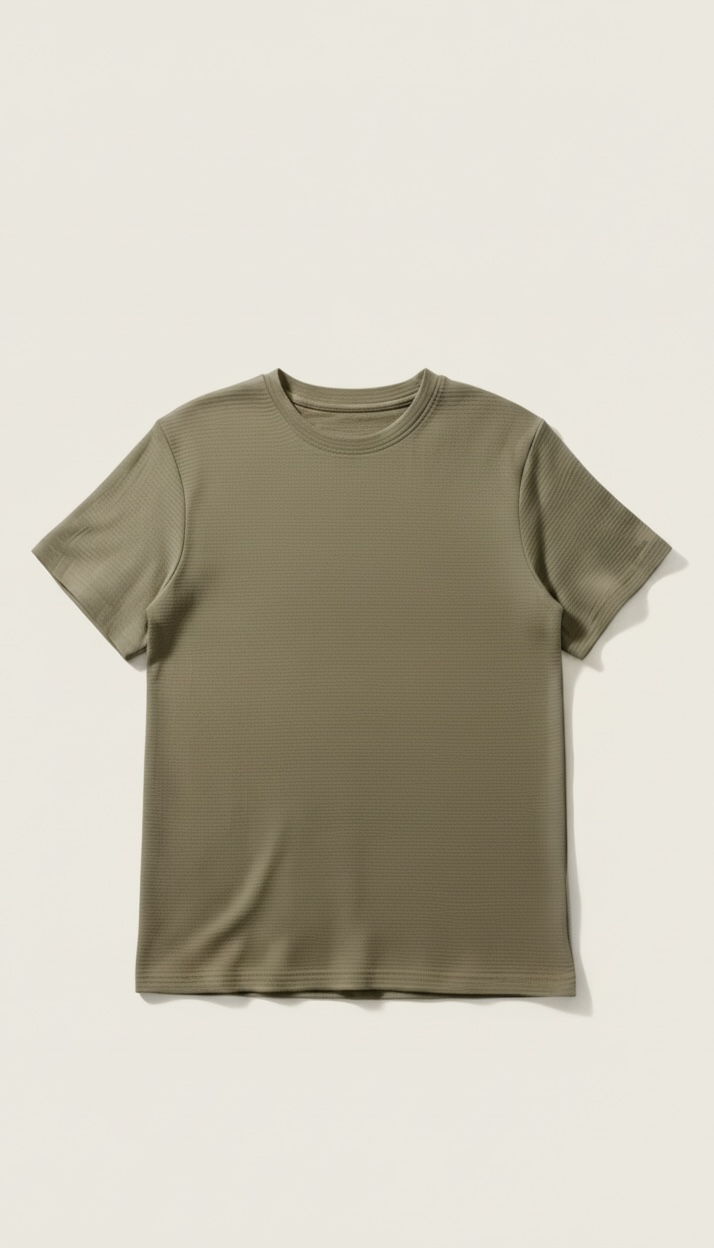 Women Crinkle Textured Tee