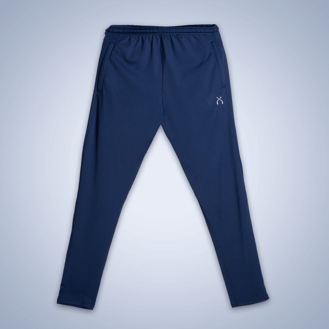 Navy Blue Reflective Essential Tracksuit - Aurorafitsofficial