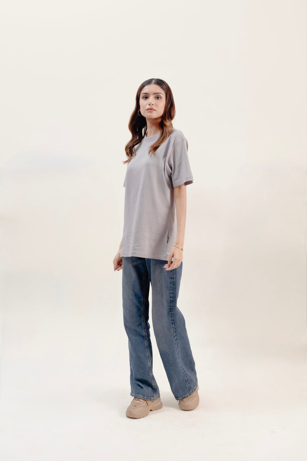Women Combed Cotton Tee - Aurorafits Official
