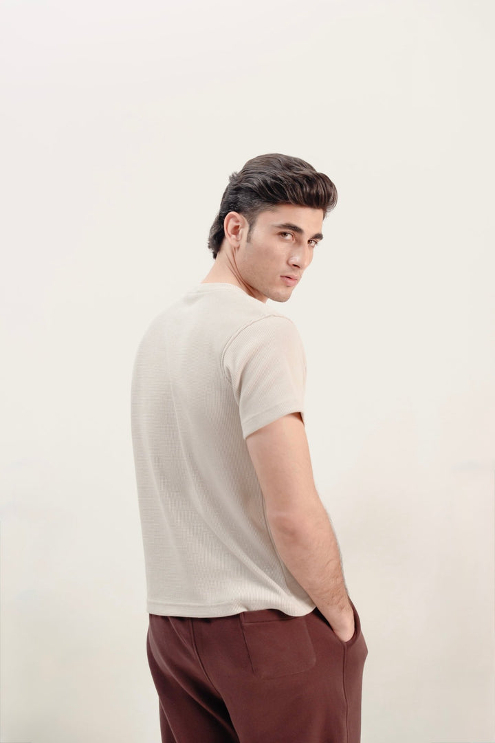 model1
Textured Henley Tee - Aurorafits Official