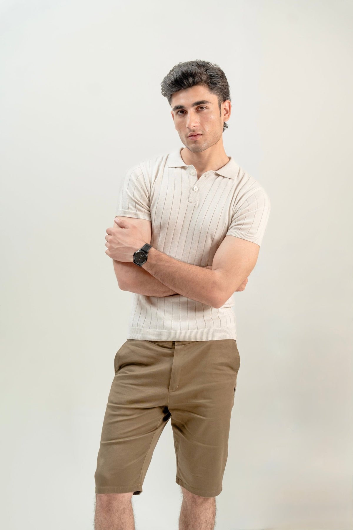 model1
Linear Knit Polo - Aurorafits Official