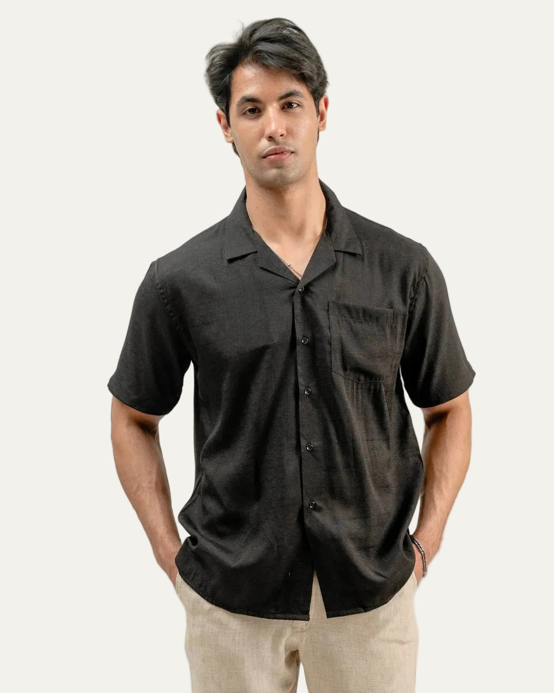 model2 
Linen Resort Shirt - Aurorafits Official