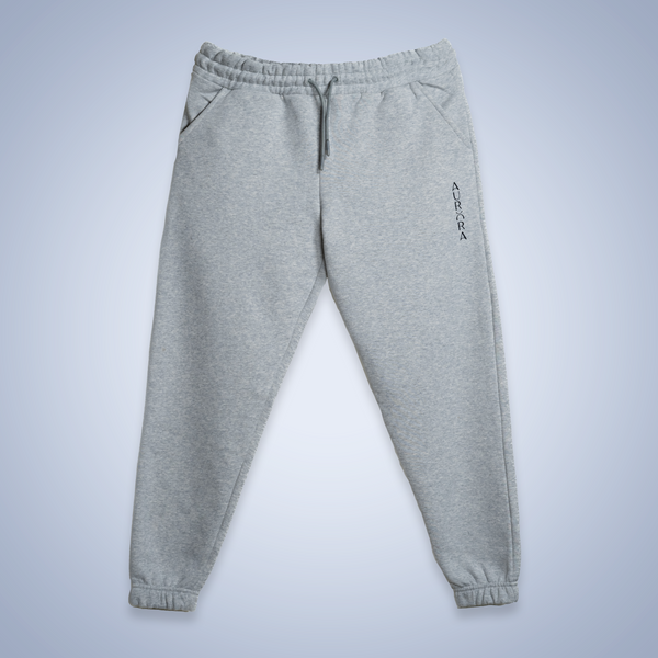 Heather Gray Oversized Fleece Sweatpants