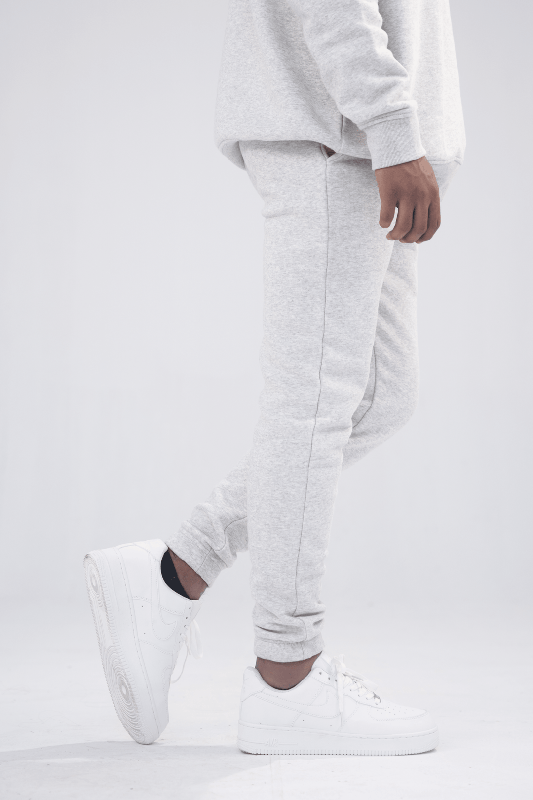 Heather Gray Essential Fleece Sweatpants - Aurorafitsofficial